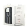 Guess GUHMP15XP4RPSK iPhone 15 Pro Max 6.7 czarny/black hardcase 4G Printed Stripes MagSafe